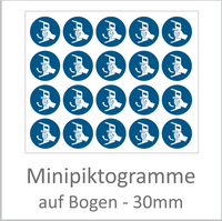 Minipikogramme DIN ISO 7010